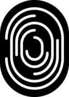 Fingerprint Colorful Icon vector