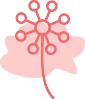 Dandelion Colorful Icon vector