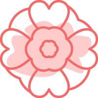 Mint Marigold Colorful Icon vector