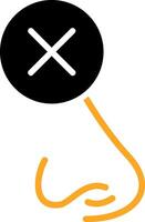 Nose Colorful Icon vector