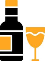 Wine Colorful Icon vector