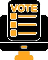 Vote Colorful Icon vector