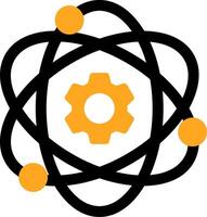 Atom Colorful Icon vector