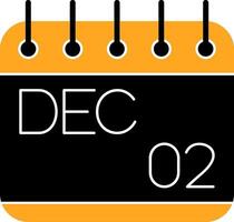 December Colorful Icon vector