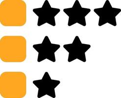 Rating Colorful Icon vector