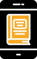 Online Reading Colorful Icon vector