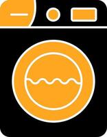 Washing Machine Colorful Icon vector