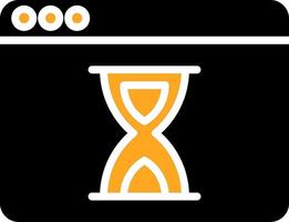 Waiting Colorful Icon vector