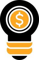 Light Bulb Colorful Icon vector