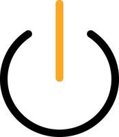 Turn On Colorful Icon vector