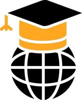 Worldwide Learning Colorful Icon vector