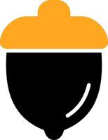 Acorn Colorful Icon vector