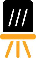 Easel Colorful Icon vector
