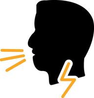 Difficult Breathing Colorful Icon vector
