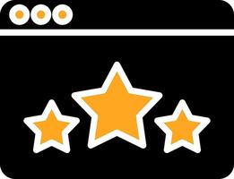 Rating Colorful Icon vector