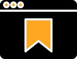 Bookmark Colorful Icon vector