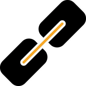 Hyperlink Colorful Icon vector