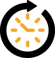 Time Management Colorful Icon vector