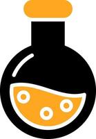 Flask Colorful Icon vector