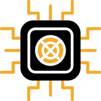 Gpu Mining Colorful Icon vector