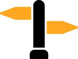 Signpost Colorful Icon vector