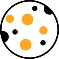 Moon Colorful Icon vector