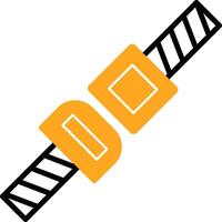 Seat Belt Colorful Icon vector