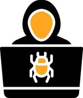 Hacker Colorful Icon vector