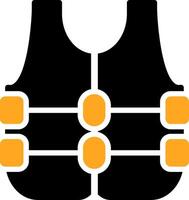 Vest Colorful Icon vector