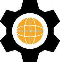 Cogwheel Colorful Icon vector