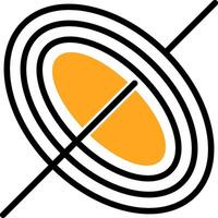 Black Hole Colorful Icon vector