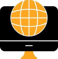 Lcd Colorful Icon vector