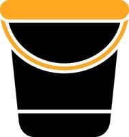 Water Bucket Colorful Icon vector