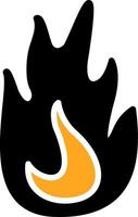 Fire Colorful Icon vector