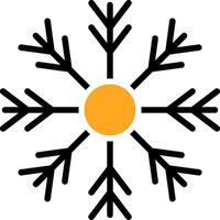 Snowflake Colorful Icon vector