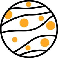 Mars Colorful Icon vector