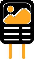 Poster Colorful Icon vector