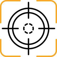 Focus Colorful Icon vector