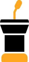 Podium Colorful Icon vector