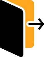 Logout Colorful Icon vector