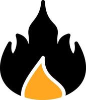 Fire Colorful Icon vector