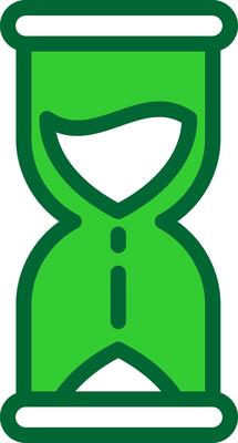 Hourglass Colorful Icon