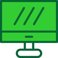 Computer screen Colorful Icon vector