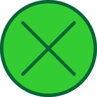Cancel Colorful Icon vector