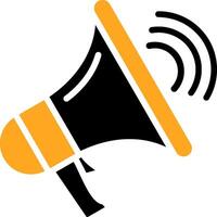 Mega Phone Colorful Icon vector