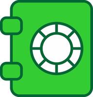 Safe Colorful Icon vector