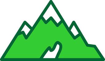 Mountain Colorful Icon vector
