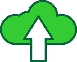 Cloud Computing Colorful Icon vector