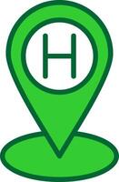 Location Colorful Icon vector