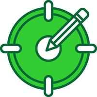 Target Audience Colorful Icon vector